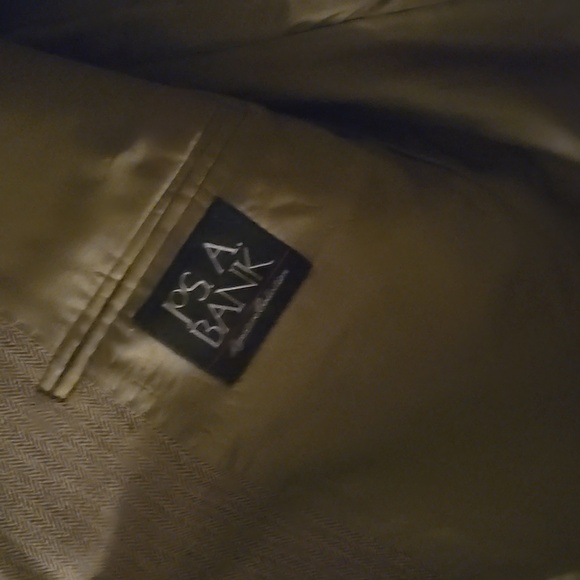 Jos. A. Bank Suit Coat pleated sport coat Jacket Blazer Silk Camel Djerf Avenue - Picture 9 of 14